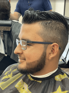 Rob's Barbershop client and haircut 13