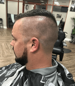 Rob's Barbershop client and haircut 14