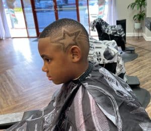 Rob's Barbershop client and haircut 29