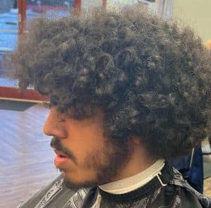 Rob's Barbershop client and haircut 33