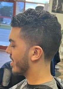 Rob's Barbershop client and haircut 34