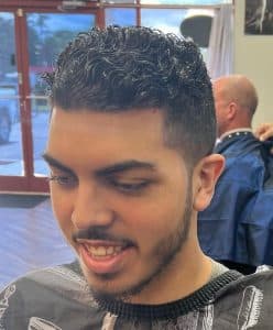 Rob's Barbershop client and haircut 36