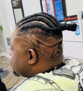 Rob's Barbershop client and haircut 18