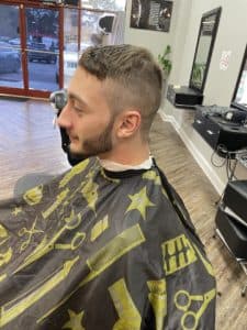 Rob's Barbershop client and haircut 23