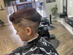 Rob's Barbershop client and haircut 25