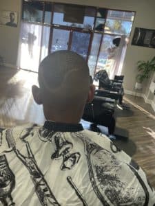 Rob's Barbershop client and haircut 27