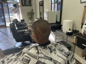 Rob's Barbershop client and haircut 28
